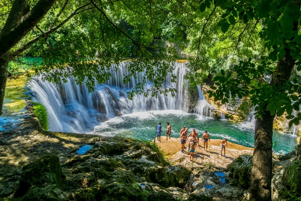 cascade sur la vis grad